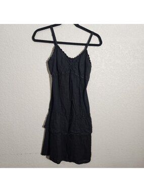 Actuelle Dress Size 12 Black Sleeveless Spaghetti Straps